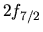 $2f_{7/2}$