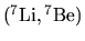 $({}^7{\rm Li},{}^7{\rm Be})$