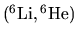$({}^{6}{\rm Li},{}^{6}{\rm He})$