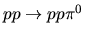 $pp\rightarrow pp\pi^0$