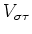 $V_{\sigma \tau}$