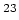 $^{23}$